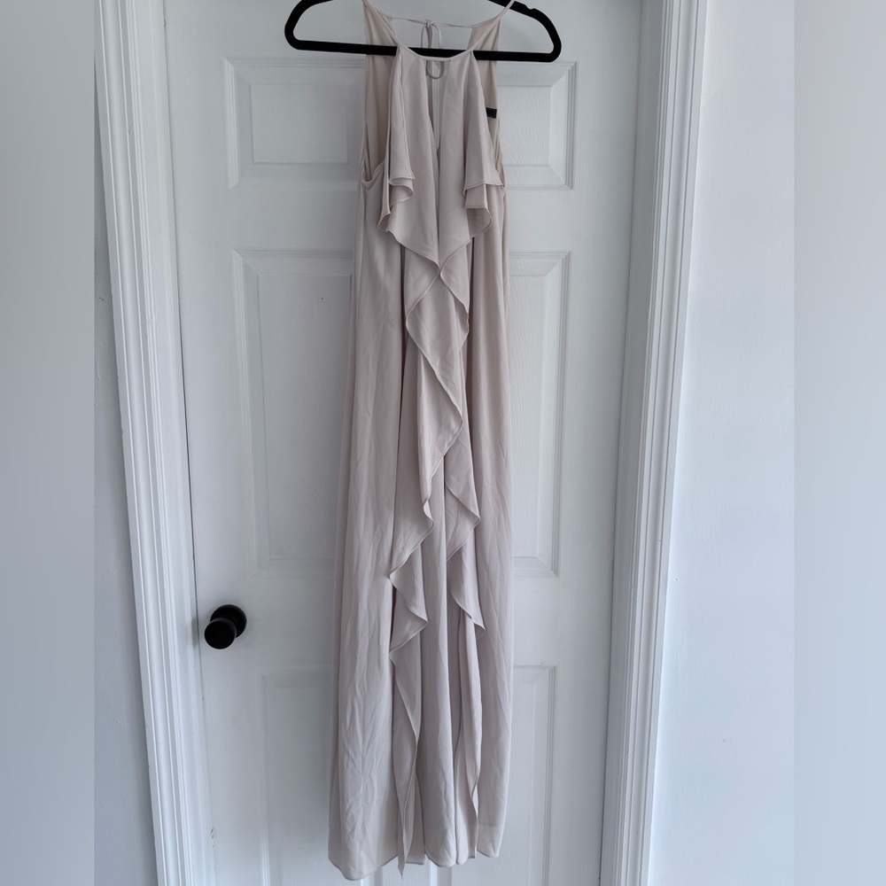 BCBGMAXAZRIA Canvas Beige Octavia Maxi Dress XS